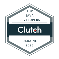 We are at the top of the list of best Java development companies by Clutch