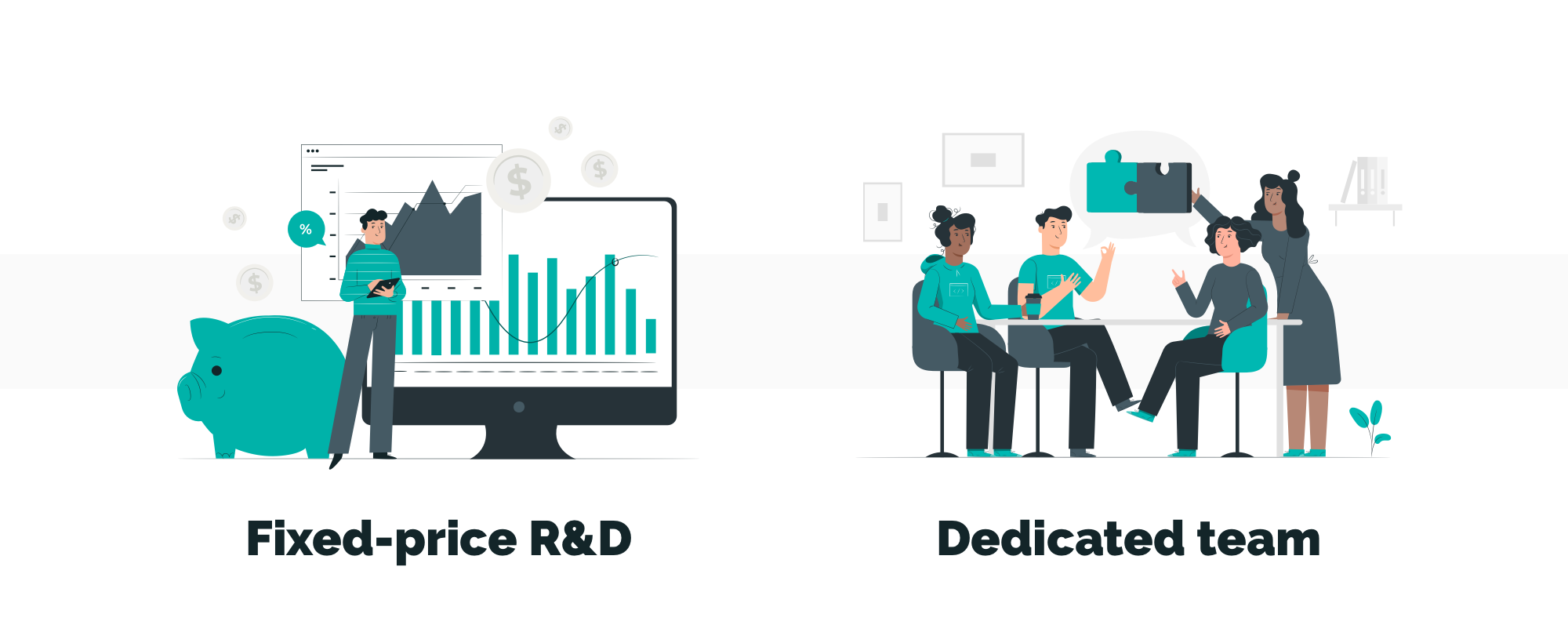 Models of cooperation within the Center of Excellence | Techmagic.co