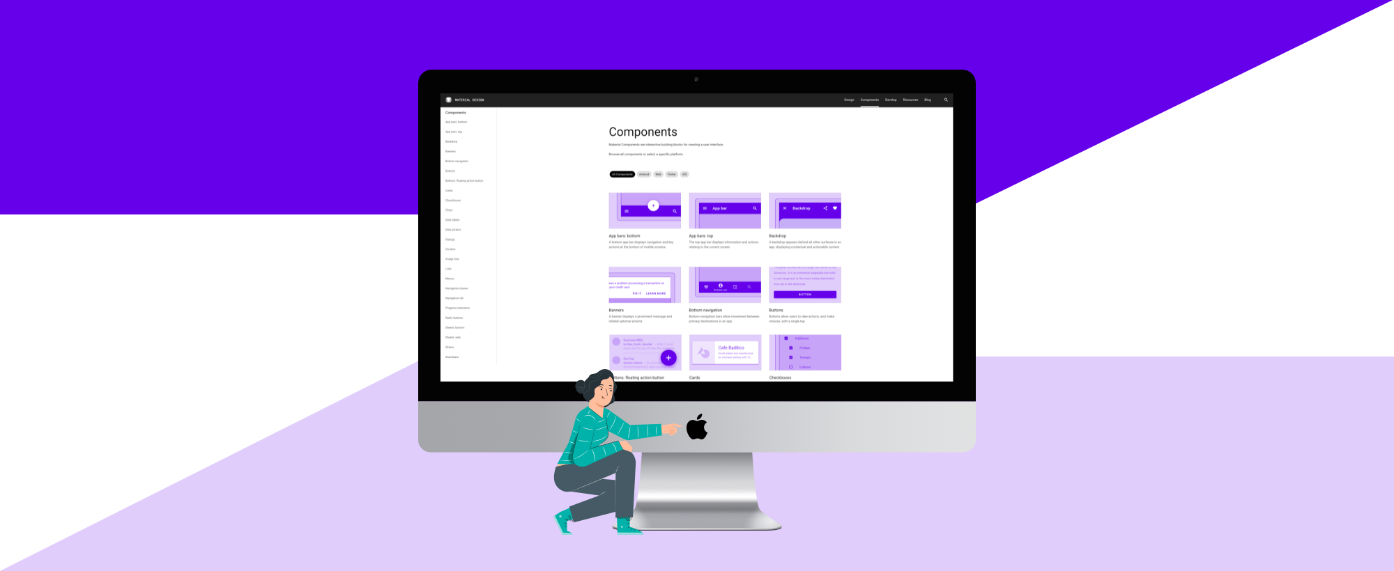 google material design system