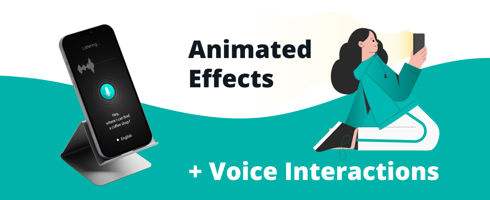 Animated Effects in mobile app design
