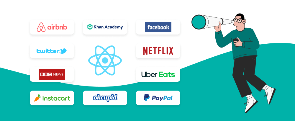 companies built with react
