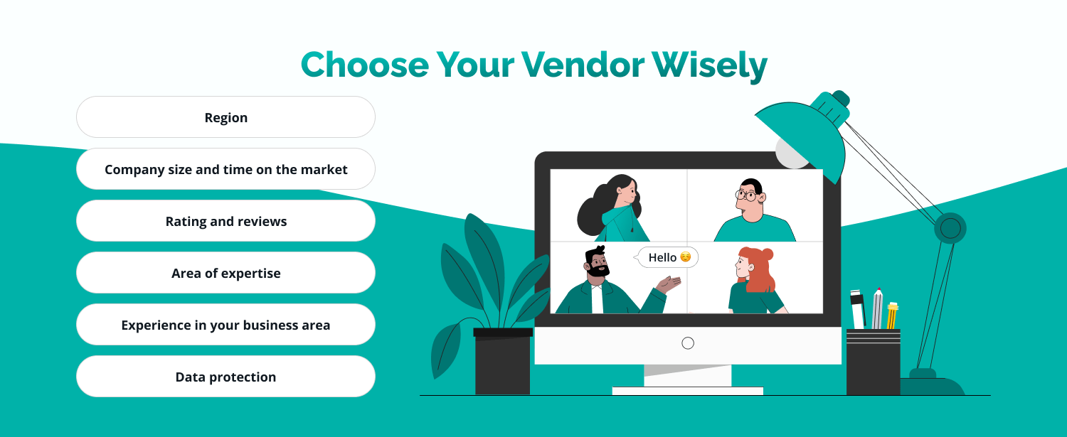 how to choose a vendor