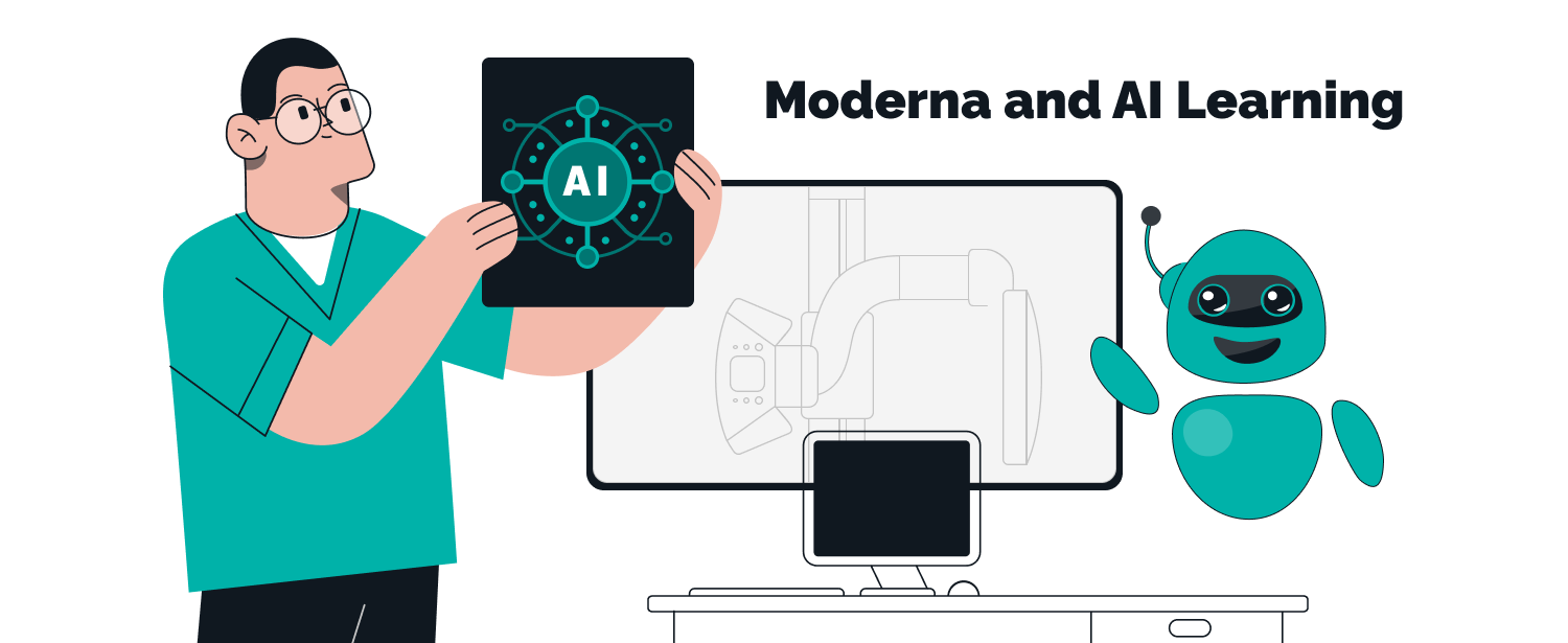 Moderna and AI learning  - aws ai tools for healthcare