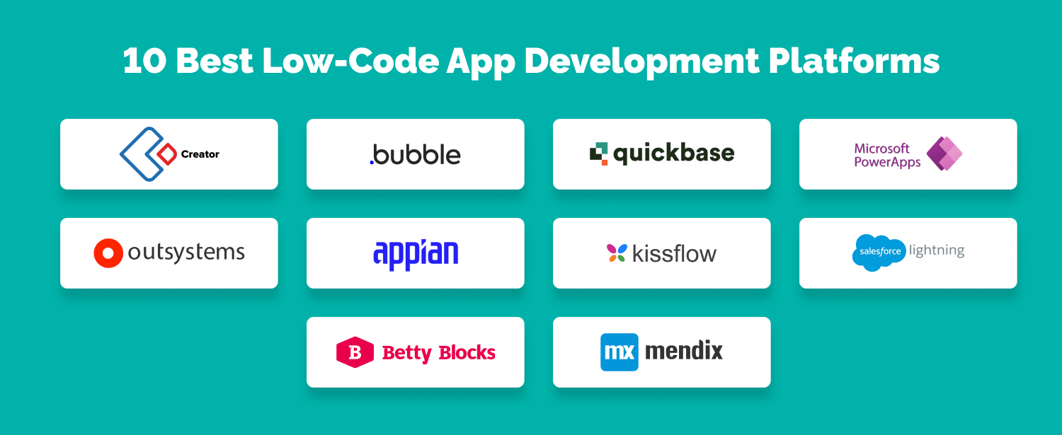 low code app development platforms