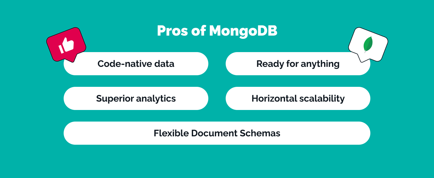 mongodb advantages and disadvantages