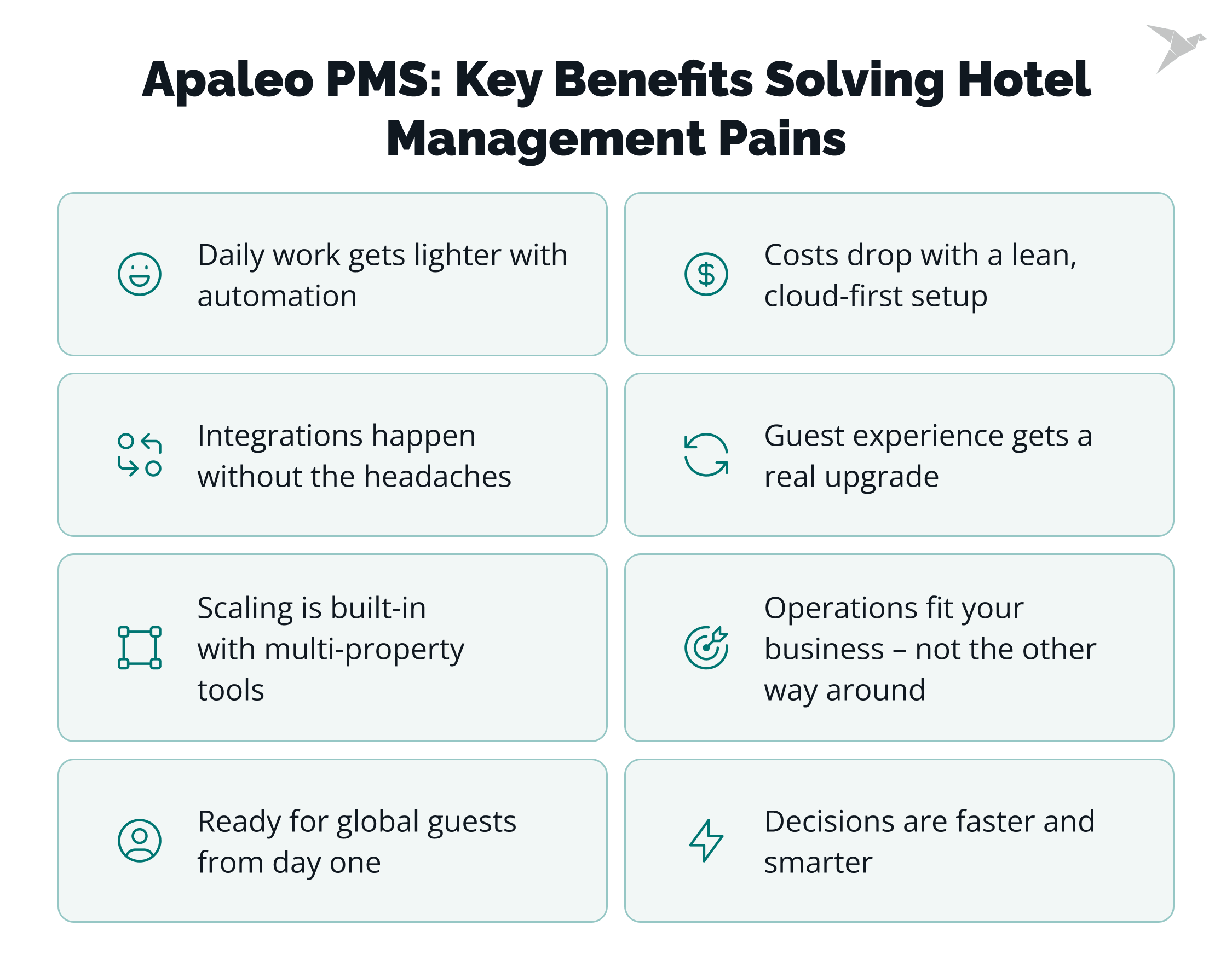 Apaleo PMS: Key Benefits Solving Hotel Management Pains