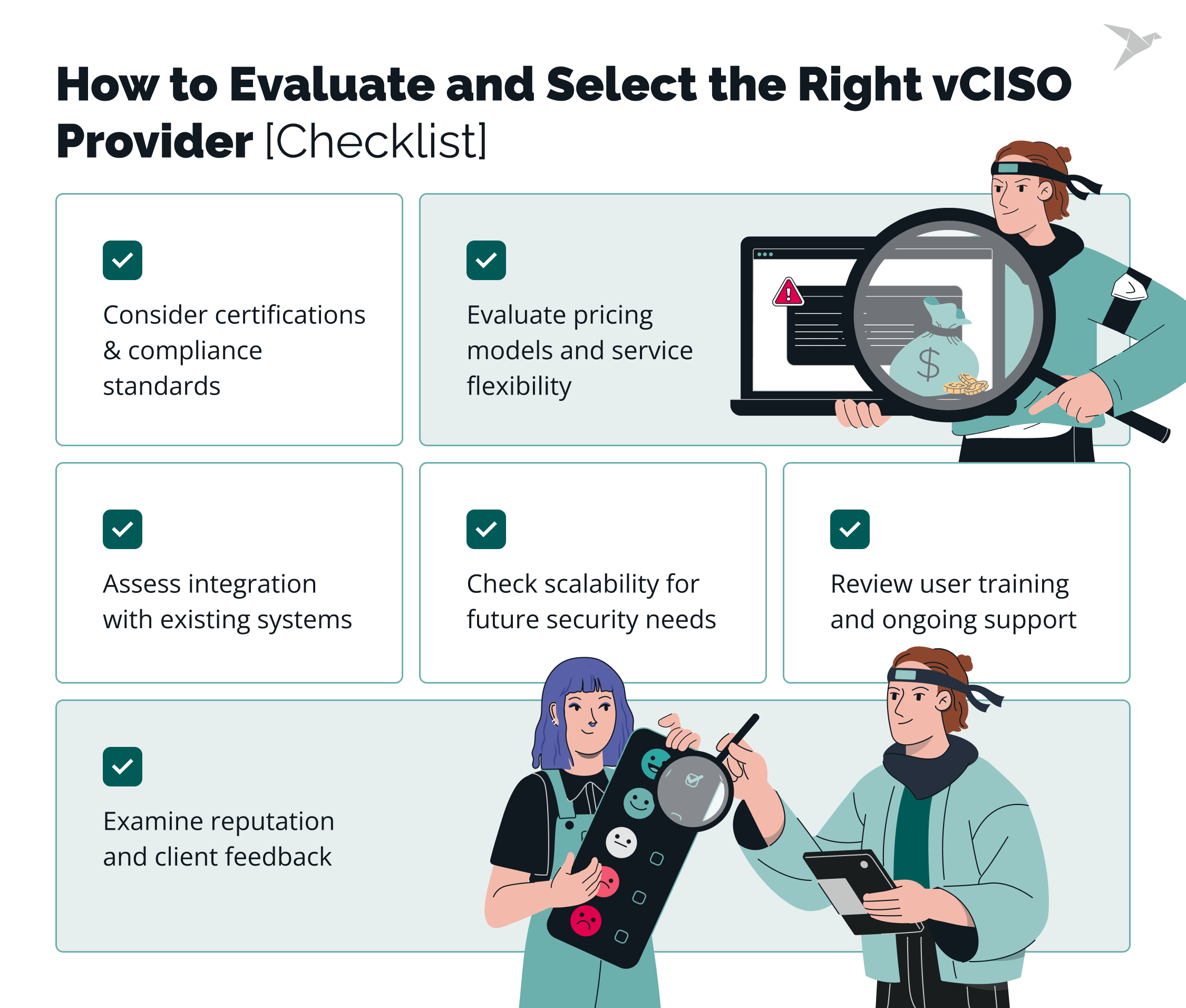 How To Choose vCISO Service Company Checklist