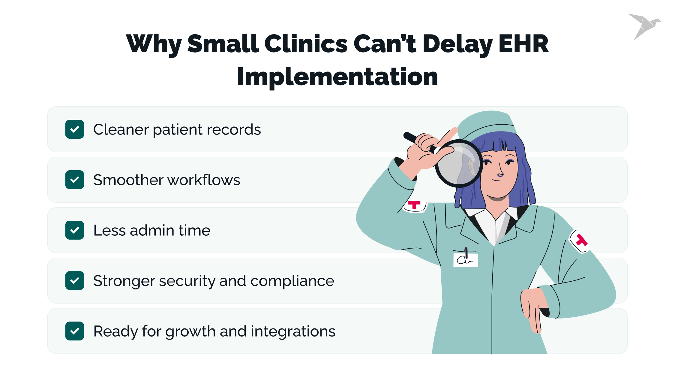 why small clinics need EHR implementation