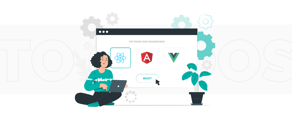 Angular vs React vs Vue.js: Comparison of Frameworks - TechMagic image.